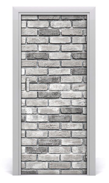 Fototapeta na dvere tehlová stena 85x205 cm