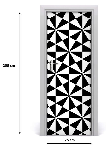 Fototapeta na dvere geometrické pozadie 75x205 cm