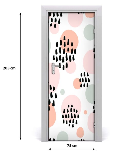 Fototapeta na dvere abstraktné pozadia 75x205 cm