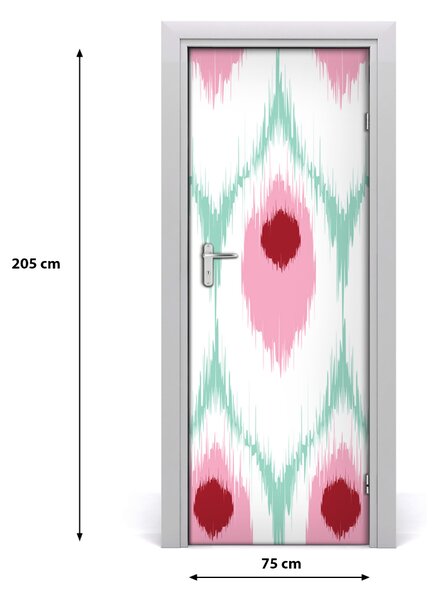 Fototapeta na dvere pávie vzor 75x205 cm