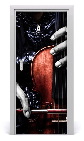 Fototapeta na dvere hudba husle 85x205 cm