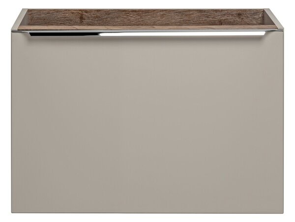 Comad Závesná skrinka SantaFe Smile s doskou a umývadlom 180 cm taupe/dub santa fe vintage