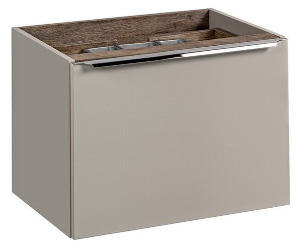 Comad Závesná skrinka SantaFe Smile s doskou a umývadlom 180 cm taupe/dub santa fe vintage