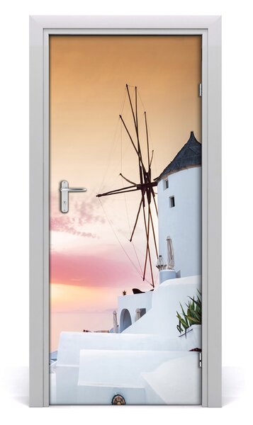 Fototapeta samolepiace na dvere Santorini Grécko 85x205 cm
