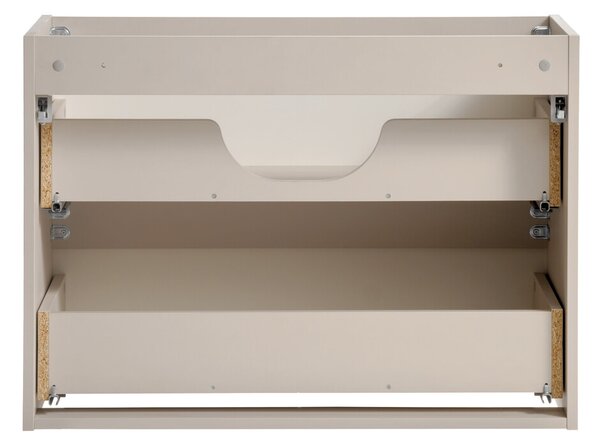 Comad Závesná skrinka Viva Cashmere Domi I s doskou a umývadlom 60 cm kašmírová