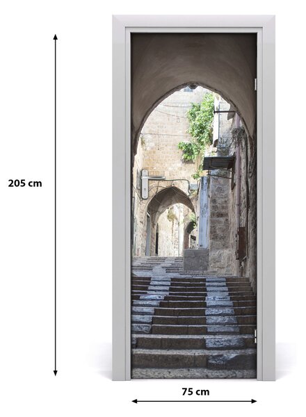 Fototapeta samolepiace dvere Jerozolima Izrael 75x205 cm