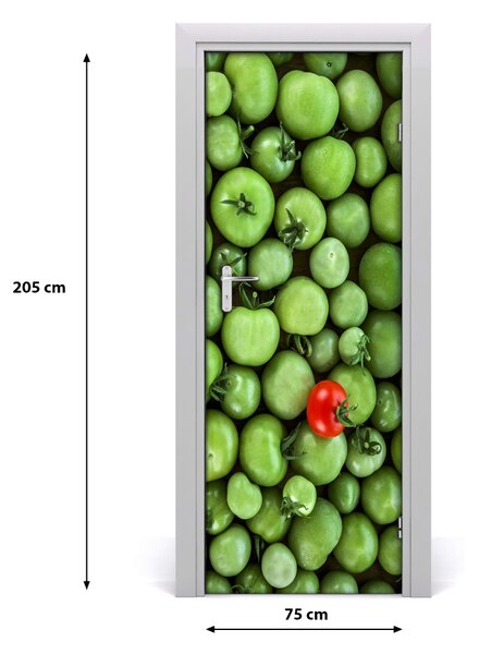 Fototapeta na dvere samolepiace červené paradajka 75x205 cm