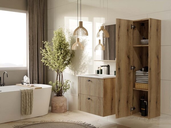 TP Living Závesná skrinka pod umývadlo TIGO 2S 60 cm dub evoke