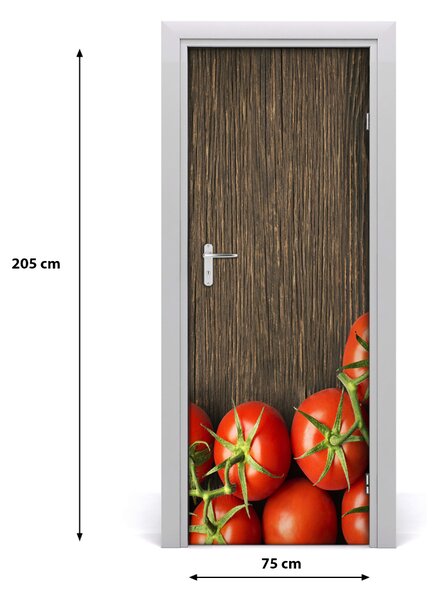 Fototapeta na dvere samolepiace paradajky 75x205 cm