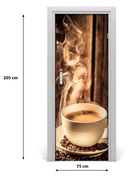 Fototapeta na dvere samolepiace aromatická káva 75x205 cm