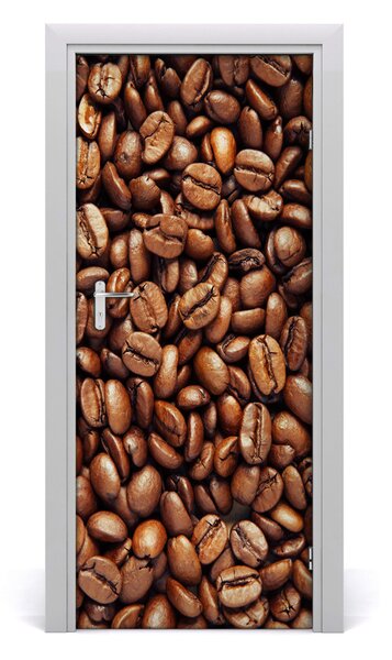 Fototapeta na dvere samolepiace zrnká kávy 85x205 cm