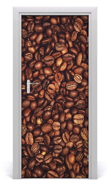 Fototapeta na dvere samolepiace zrnká kávy 85x205 cm