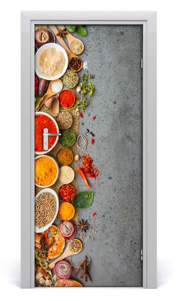 Fototapeta na dvere samolepiace Kolorowe korenie 85x205 cm