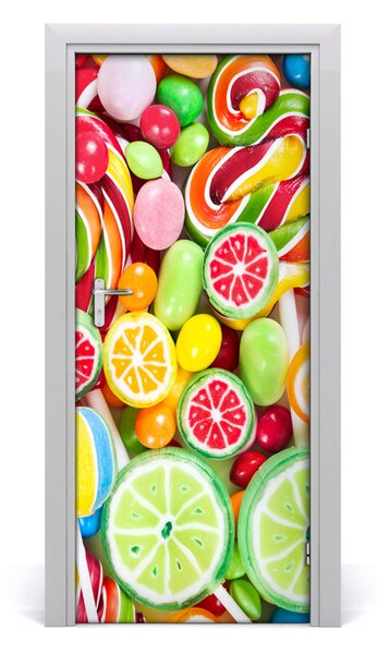 Fototapeta na dvere samolepiace farebné sladnosti 85x205 cm