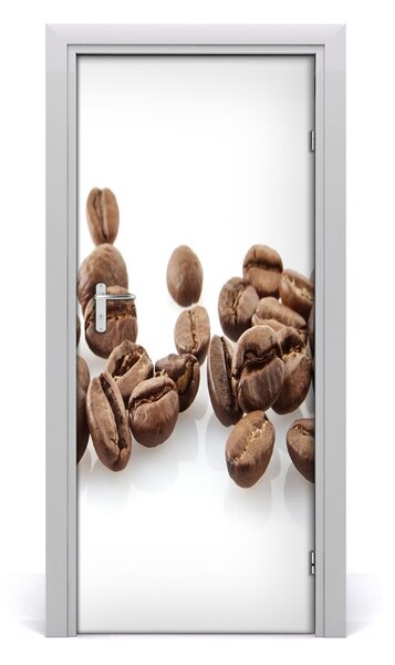 Fototapeta na dvere samolepiace zrnká kávy 85x205 cm