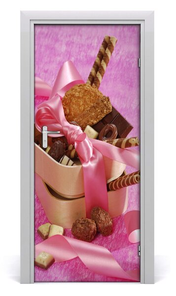 Fototapeta na dvere samolepiace sladkosti 85x205 cm