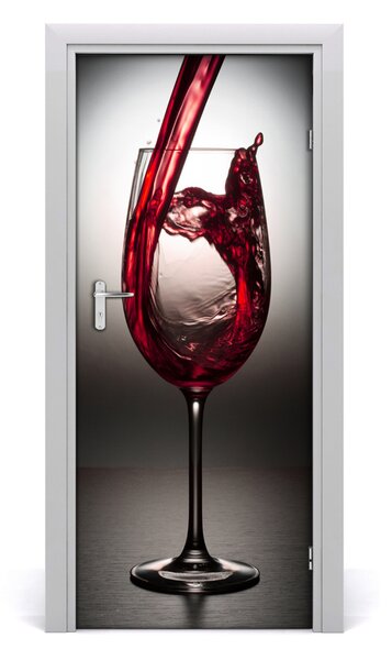 Fototapeta na dvere samolepiace červené víno 85x205 cm