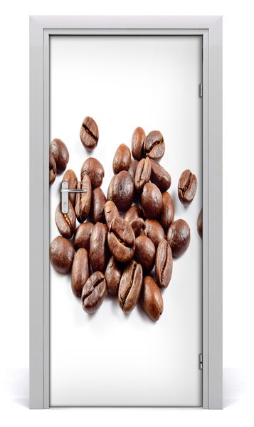 Fototapeta na dvere samolepiace zrnká kávy 85x205 cm