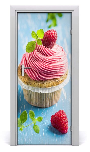 Fototapeta na dvere samolepiace malinová bábovka 85x205 cm