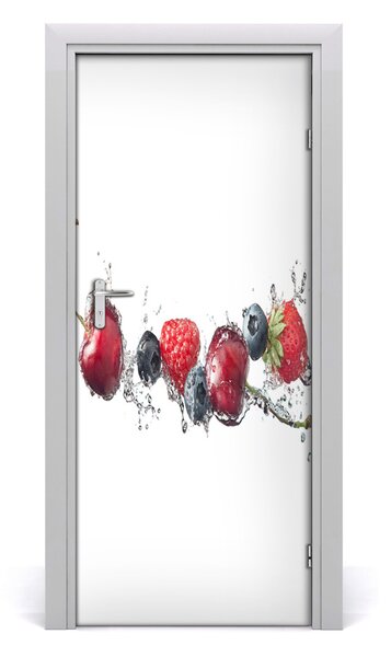 Fototapeta na dvere samolepiace lesné ovocie 85x205 cm