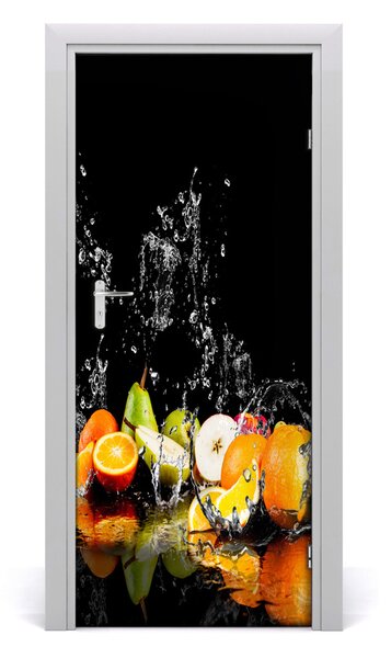 Fototapeta na dvere do domu samolepiace ovocie 85x205 cm