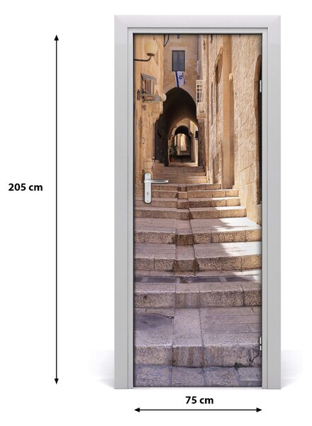 Fototapeta samolepiace dvere Jerozolima Izrael 75x205 cm