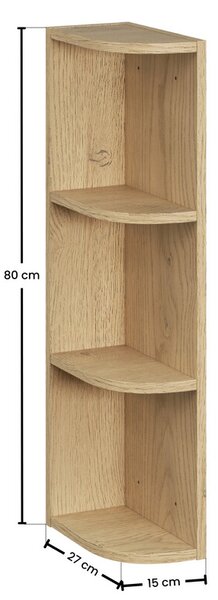 Comad Kúpeľňový regál UNI 35 cm dub cremona