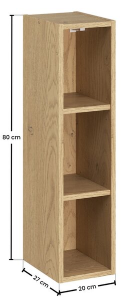 Comad Kúpeľňový regál UNI 35 cm dub cremona