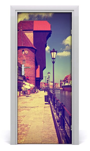 Fototapeta samolepiace na dvere Gdaňsk Poľsko 85x205 cm