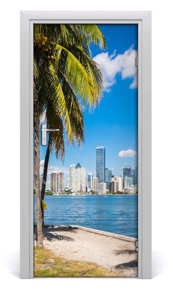 Fototapeta samolepiace na dvere miami 85x205 cm