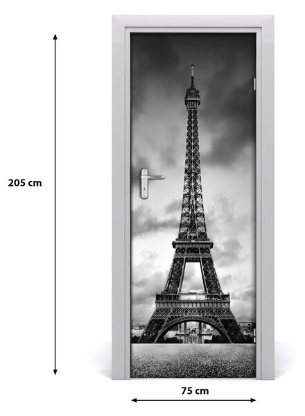 Fototapeta samolepiace na dvere Eiffelova veža 75x205 cm