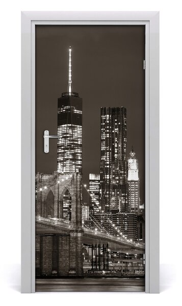 Fototapeta samolepiace dvere Manhattan New York 85x205 cm