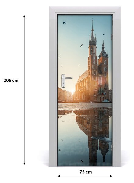 Fototapeta samolepiace na dvere Krakov Poľsko 75x205 cm