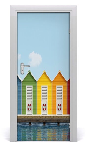 Fototapeta samolepiace na dvere kabíny pláž 85x205 cm