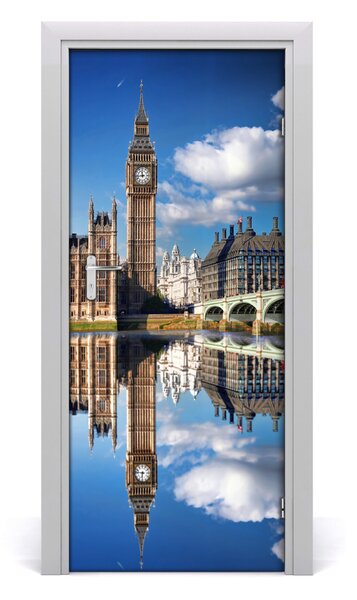 Fototapeta samolepiace na dvere Elizabeth Tower Londýn 85x205 cm