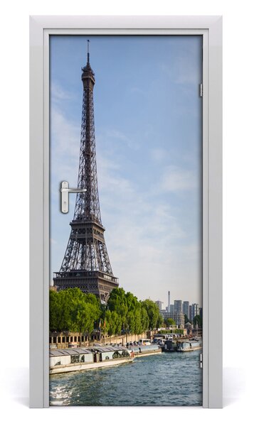 Fototapeta samolepiace na dvere Eiffelova veža 85x205 cm