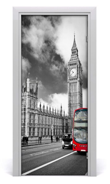 Fototapeta samolepiace na dvere Elizabeth Tower Londýn 85x205 cm