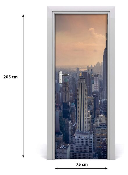 Fototapeta samolepiace dvere Manhattan New York 75x205 cm