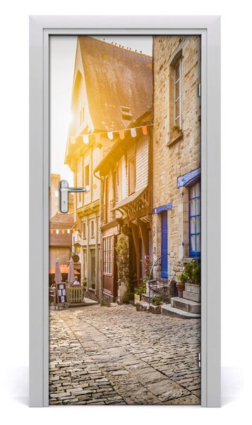 Fototapeta samolepiace na dvere pekná ulička 85x205 cm