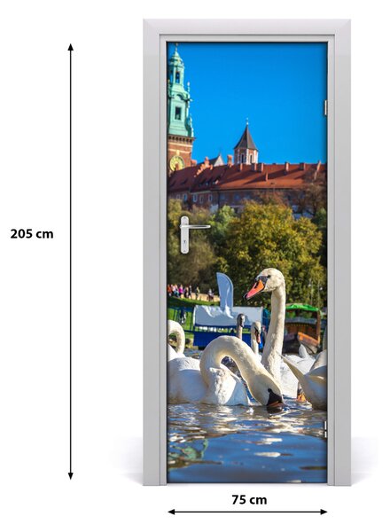 Fototapeta samolepiace na dvere Krakov Poľsko 75x205 cm