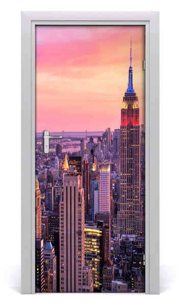 Fototapeta samolepiace na dvere New York zachód 85x205 cm