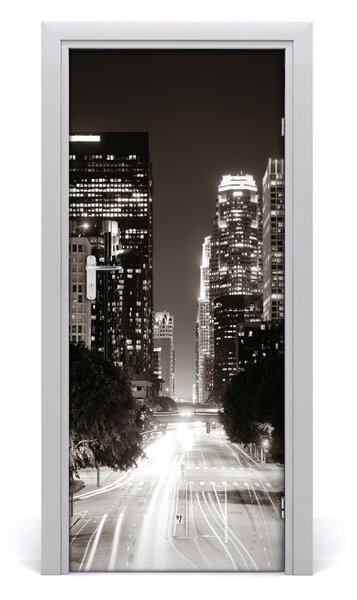 Fototapeta samolepiace na dvere Los Angeles noc 85x205 cm