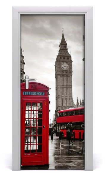 Fototapeta samolepiace na dvere Elizabeth Tower Londýn 85x205 cm
