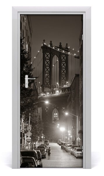 Fototapeta samolepiace dvere Manhattan New York 85x205 cm