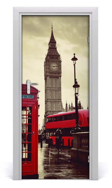 Fototapeta samolepiace na dvere Elizabeth Tower Londýn 85x205 cm