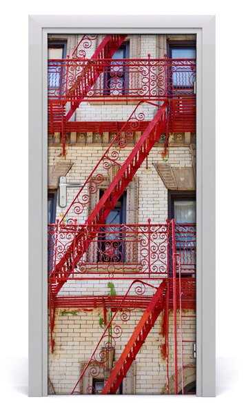 Fototapeta samolepiace na dvere taliansky dom 85x205 cm