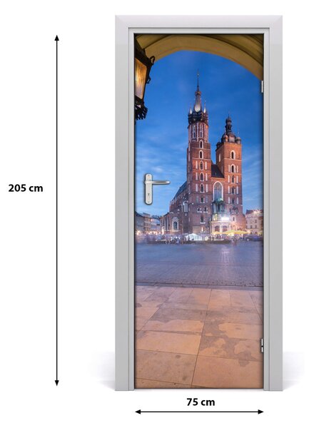 Fototapeta samolepiace na dvere Krakov Poľsko 75x205 cm