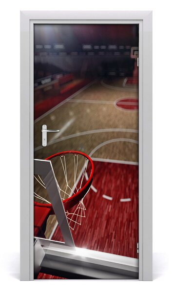Fototapeta samolepiace dvere basketbal ihrisko 85x205 cm