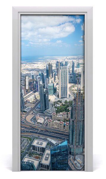 Fototapeta samolepiace na dvere mrakodrap 85x205 cm