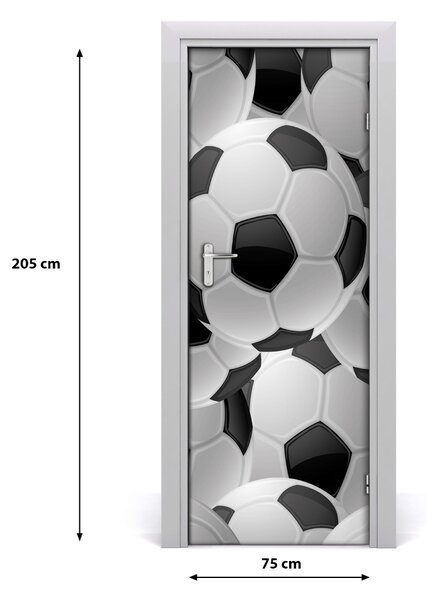 Fototapeta samolepiace na dvere futbal 75x205 cm